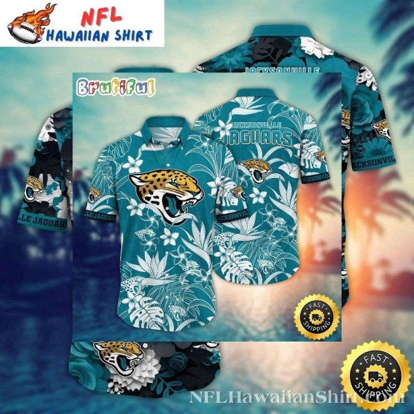Dark Florals Jaguar Mystique – Jacksonville Jaguars Hawaiian Shirt