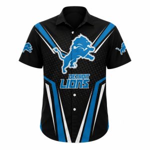 Detroit Lions Classic Gridiron Hawaiian Shirt 1
