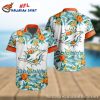 Dolphins In My Veins – Jesus In My Heart – Miami Dolphins Hawaiian Shirt