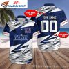 Faith And Football NY Giants Inspirational Cross Aloha Shirt
