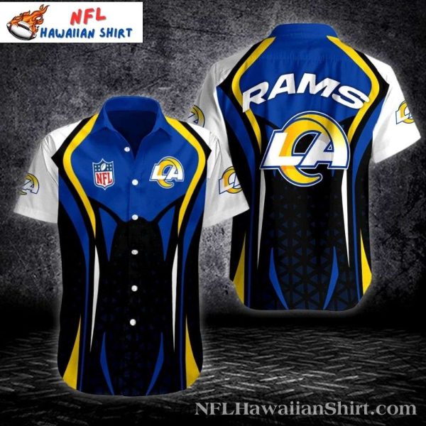 Dynamic Play LA Rams Hawaiian Shirt – Sporty Panel Contrast