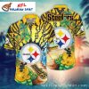 Dynamic Play Pittsburgh Steelers Hawaiian Aloha Shirt – Abstract Art Edition