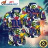 Faith And Football NY Giants Inspirational Cross Aloha Shirt