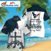 Electric Charge – Striped Houston Texans Hawaiian Performance Shirt