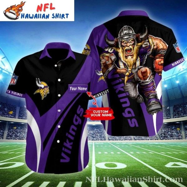Field Stride Minnesota Vikings Personalized Hawaiian Shirt