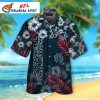 Floral Defense Houston Texans Hawaiian Shirt – Red Hibiscus Tackle