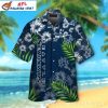 Classic Monochrome Stripe Seattle Seahawks Aloha Shirt