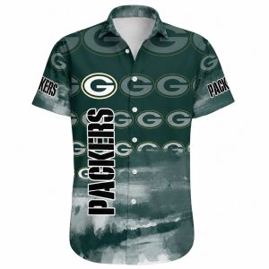 Green Bay Packers Watercolor Hawaiian Shirt 1