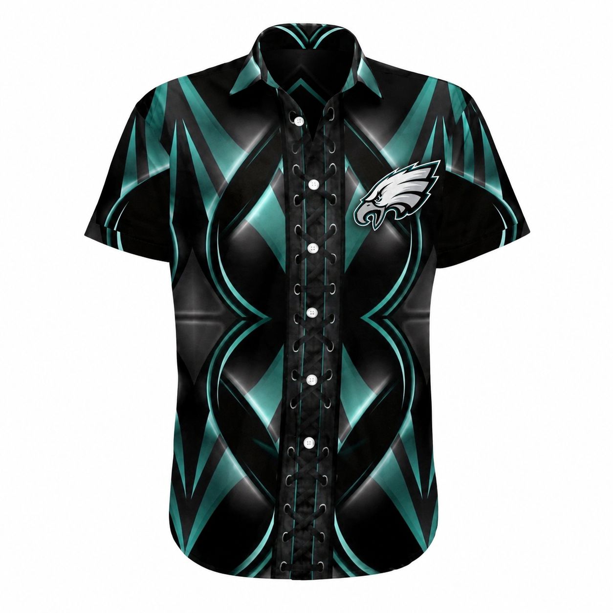 philadelphia eagles dress shirt Philadelphia Eagles VINTAGE Long-Sleeve Dress Shirt *ONE-OF-A-KIND* Adult S