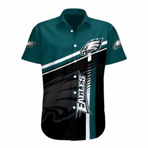 Philadelphia Eagles Bold Stripe Aloha Shirt 1