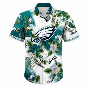 Philadelphia Eagles Botanical Wings Hawaiian Shirt 1