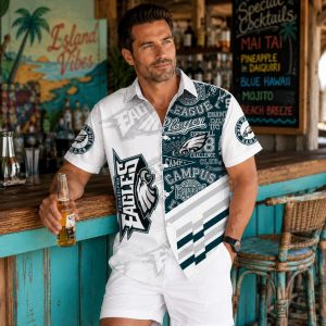 Philadelphia Eagles Classic Campus Hawaiian Shirt