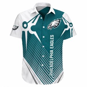 Philadelphia Eagles Duo Tone Tropical Hawaiian Shirt 1
