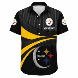 Pittsburgh Pride Stripe Steelers Hawaiian Shirt 1