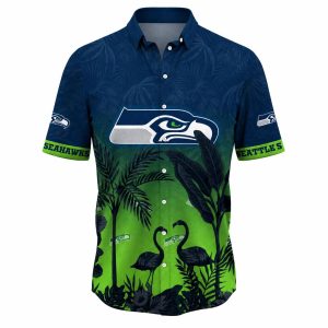 Seahawks Emerald Marsh Flamingo Shirt 1