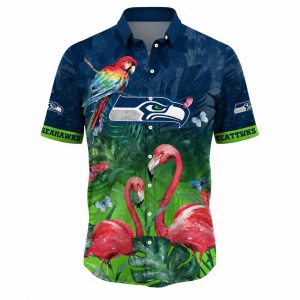 Seahawks Flamingo Flock Shirt 1
