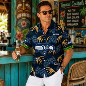 Seahawks Golden Palm Mystique Shirt