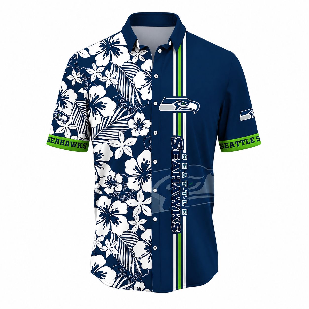 Seahawks Monochrome Stripe Shirt