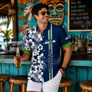 Seahawks Monochrome Stripe Shirt