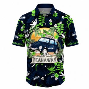 Seahawks Roadtrip Cruiser Aloha Shirt 1