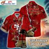 Dragon’s Breath 49ers Mystical Red Custom Hawaiian Shirt