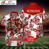 49ers Warrior Spirit Customizable Aloha Shirt – Gold Rush Edition