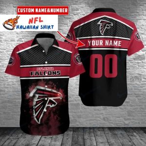 Atlanta Falcons NFL Team Spirit Custom Name Number Hawaiian Shirt