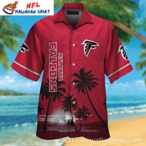Beachfront Dreams Atlanta Falcons Hawaiian Shirt – Tranquil Palms Edition