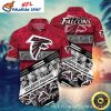 Blooming Red Falcons NFL Tropical Hawaiian Shirt