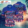 Broncos Spirit Tropical Flowers Hawaiian Shirt – Unique Denver Broncos Merchandise