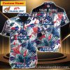 Buffalo Bills Floral Fanfare Customizable Hawaiian Shirt
