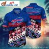 Buffalo Bills Logo Print Hawaiian Shirt – Men’s NFL Aloha Apparel