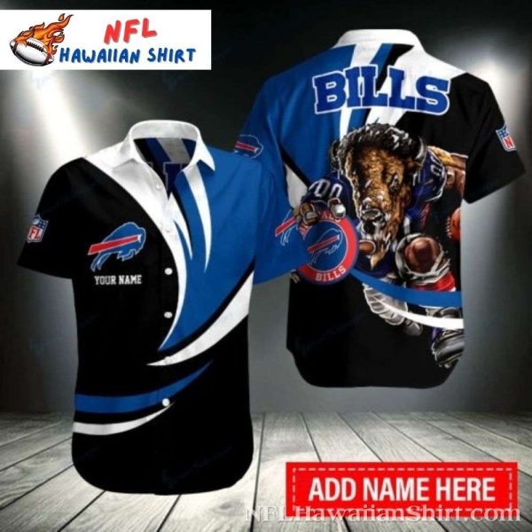 Buffalo Bills Mascot Montage Men’s Hawaiian Shirt