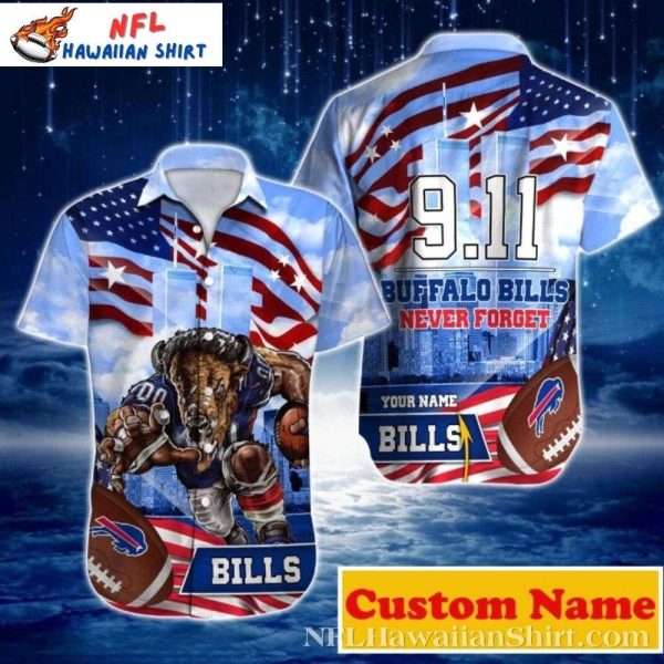 Buffalo Bills Never Forget – Personalized Hawaiian Bills Shirt