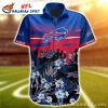 Buffalo Bills Tropical Stadium And Hibiscus Print Hawaiian Shirt