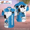 Carolina Panthers Hawaiian Shirt Mens With Sleek Racing Stripes