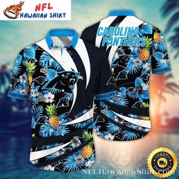 Carolina Panthers Night Pineapple Party Hawaiian Shirt