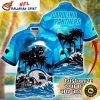 Carolina Panthers Night Pineapple Party Hawaiian Shirt