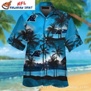 Carolina Panthers Oceanic Sunset NFL Hawaiian Shirt