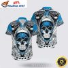 Carolina Panthers Silhouette Palms NFL Hawaiian Shirt