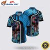 Carolina Panthers Silver Streak Tropical Personalized Hawaiian Shirt