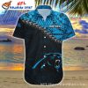 Carolina Panthers Tropic Touchdown Customizable Hawaiian Shirt