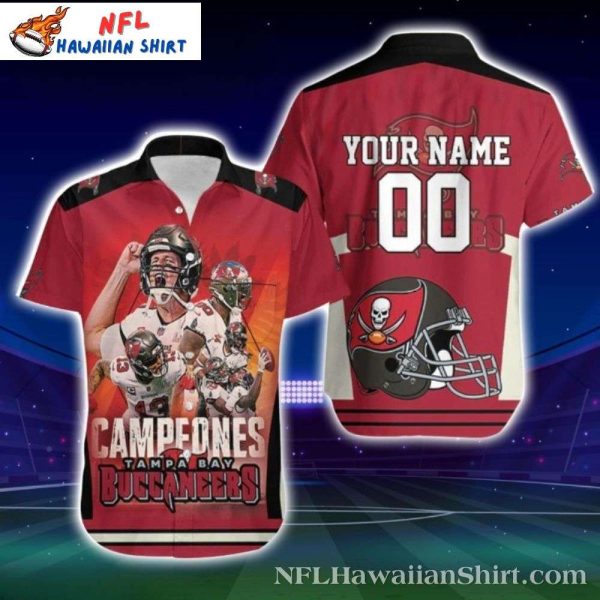 Champions’ Aloha Spirit – Tampa Bay Buccaneers Commemorative Hawaiian Shirt