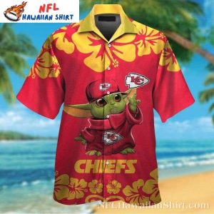 Chiefs Island Rookie – Baby Yoda And Tropical Men’s Hawaiian Shirt