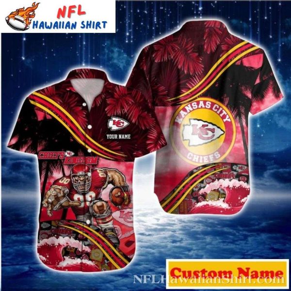Chiefs Kingdom Nightfall Custom KC Chiefs Hawaiian Shirt