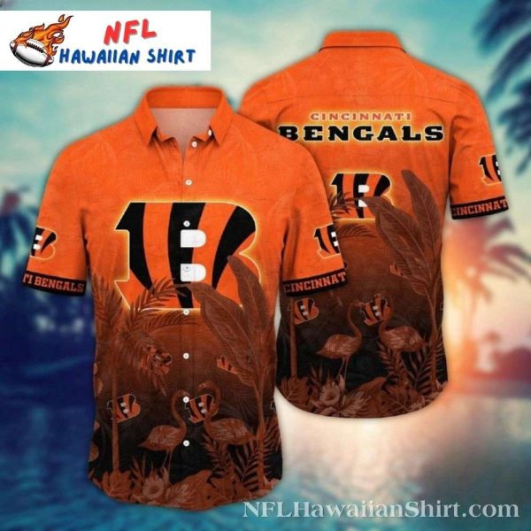 Cincinnati Bengals Safari Sunset Aloha Shirt – Bengals Wild Flora Hawaiian Shirt