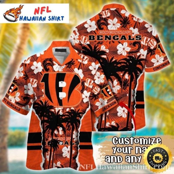 Cincinnati Bengals Tropical Paradise Hawaiian Shirt
