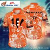 Cincinnati Bengals Sunset Stripes Hawaiian Shirt