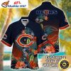 Chilly Palms And Fiery Passion Design Chicago Bears Hawaiian Shirt