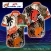 Dynamic Wave Cleveland Browns Hawaiian Shirt – Bold Team Spirit